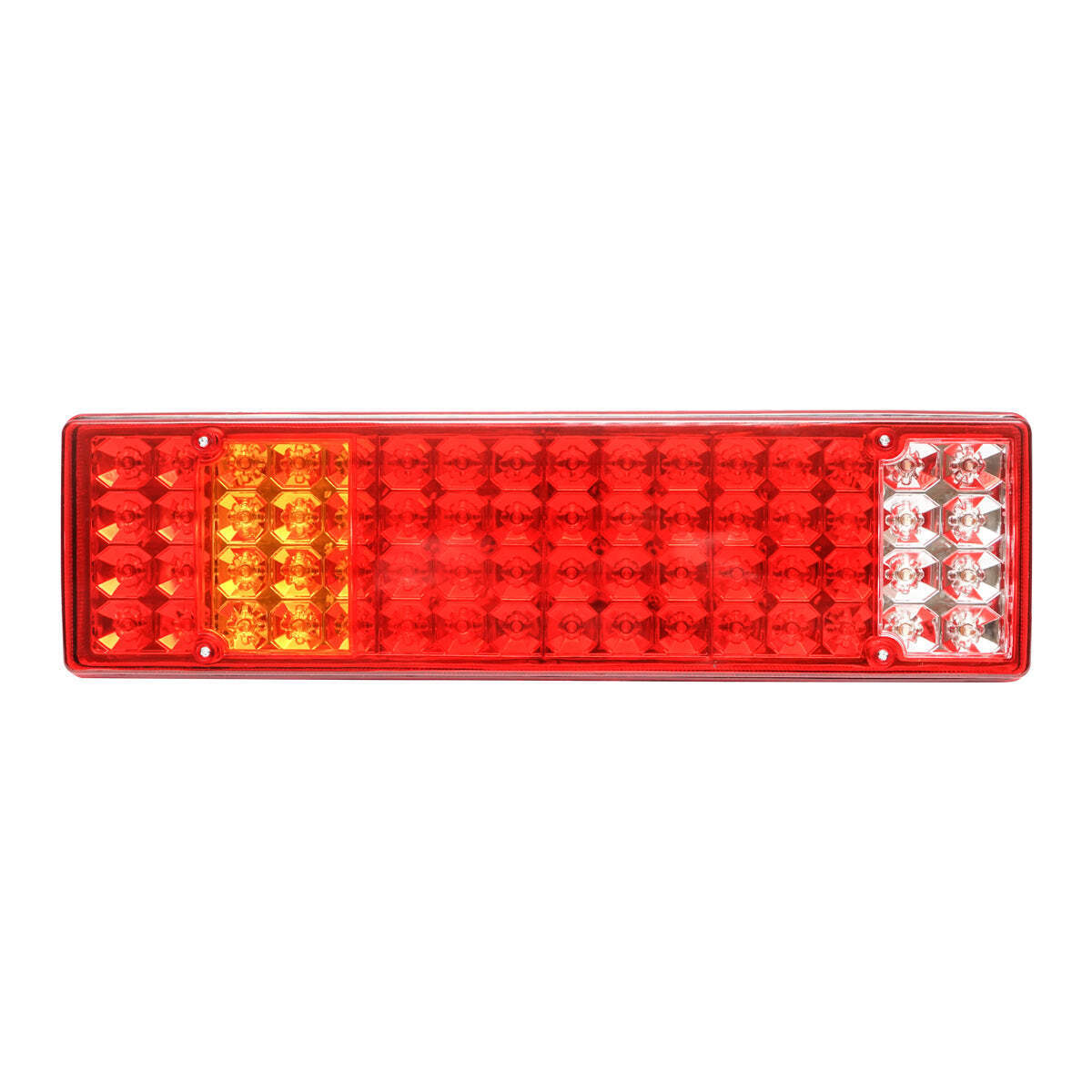 Lampada posteriore per camion con LED, 24V, 465x130x55 mm, Breckner Germany.