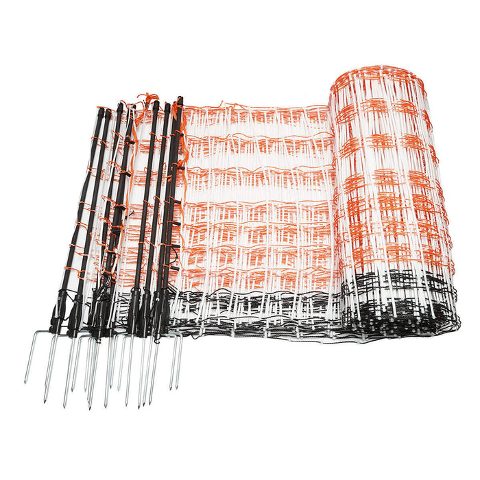 Rete per recinzione elettrica 60cmx30m con piede doppio, resistenza 1.6 Ohm/m, Breckner Germany