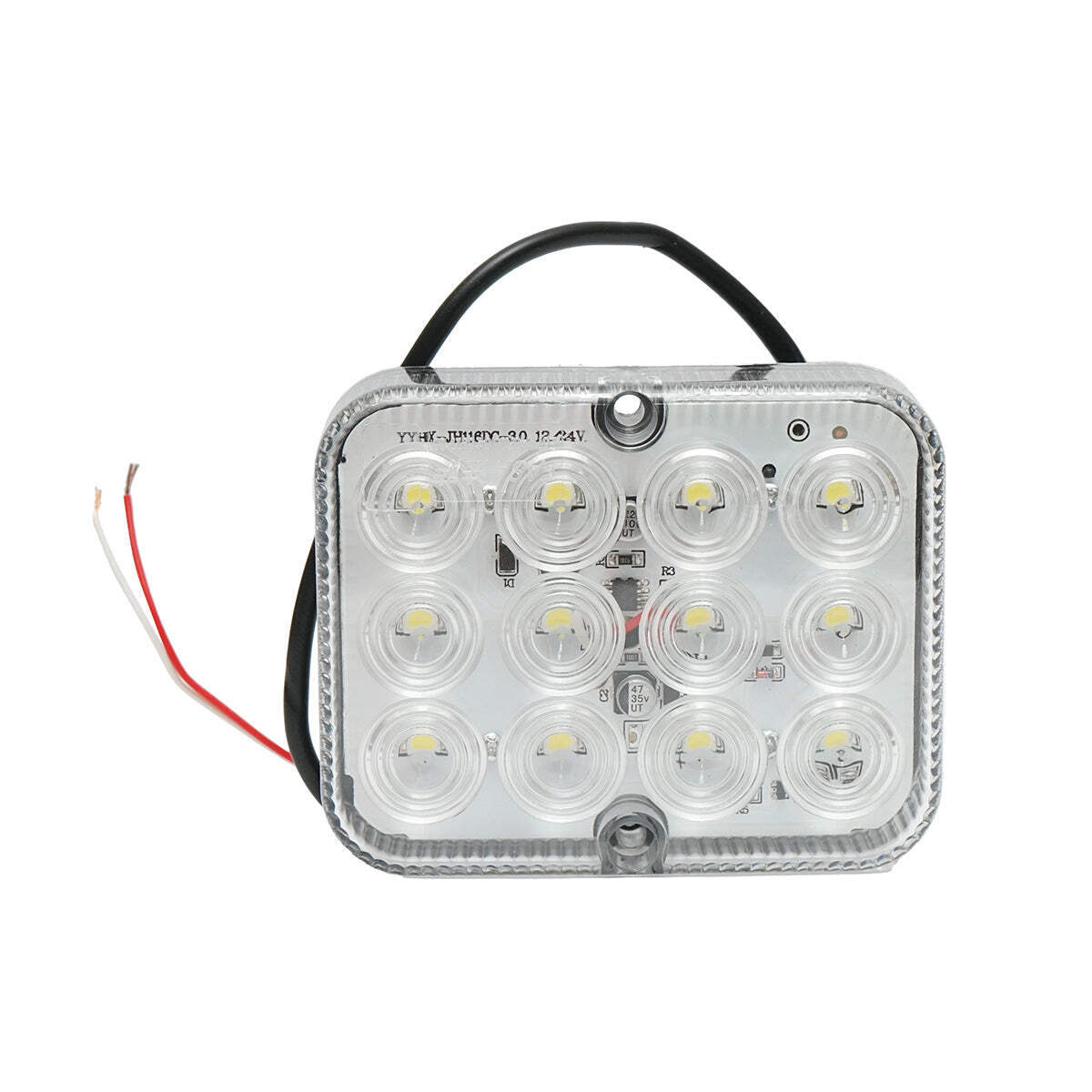 Lampada posteriore con 12 LED, 2.4W, 12/24V, Breckner Germany.
