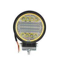 Proiettore rotondo LED-SMD, 10-30V, 72W, 113x132x30mm, Breckner Germany.