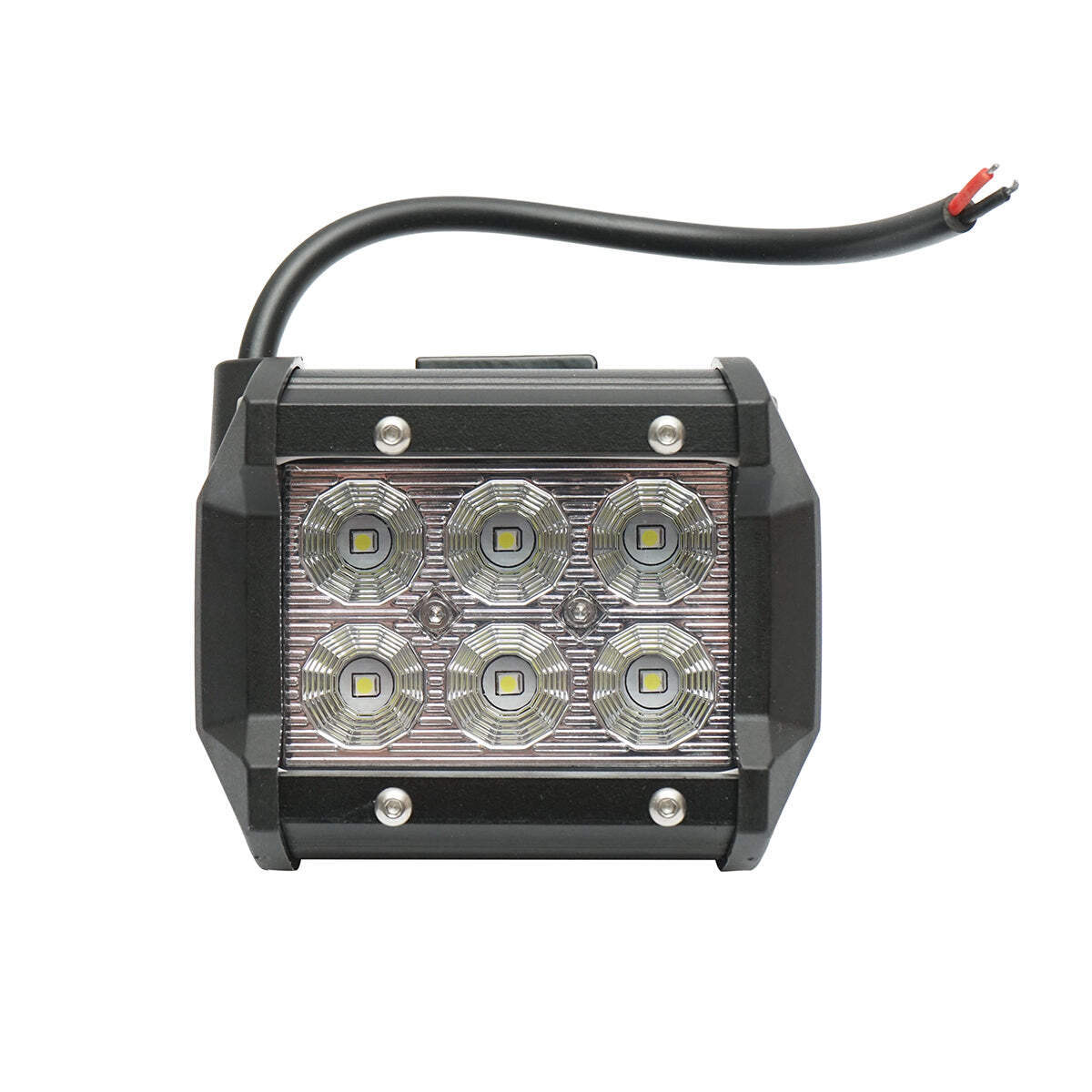 Lampada con 6 LED, 10-30V, 18W, angolo di radiazione 60°, tipo flood, Breckner Germany.