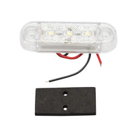 Lampada laterale con LED bianca, 12V/24V, F0171, Breckner Germany