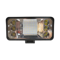 Proiettore/lampada grande 78W con LED-SMD, 6 zone SPOT e una zona FLOOD con specchio, 10-30V, 12V/24V, Breckner Germany.