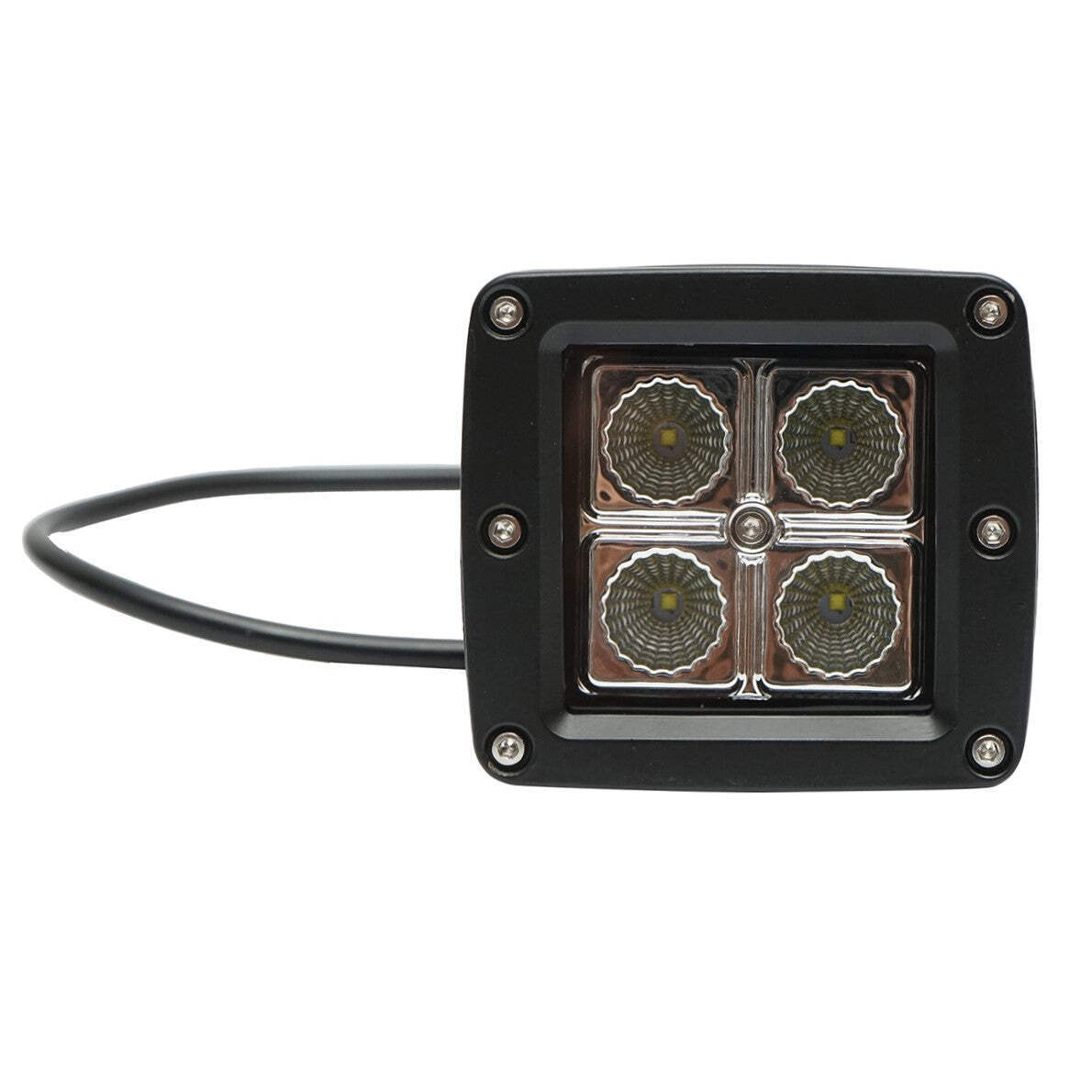 Lampada con 4 LED, 12W, angolo di radiazione 60°, tipo flood, Breckner Germany.