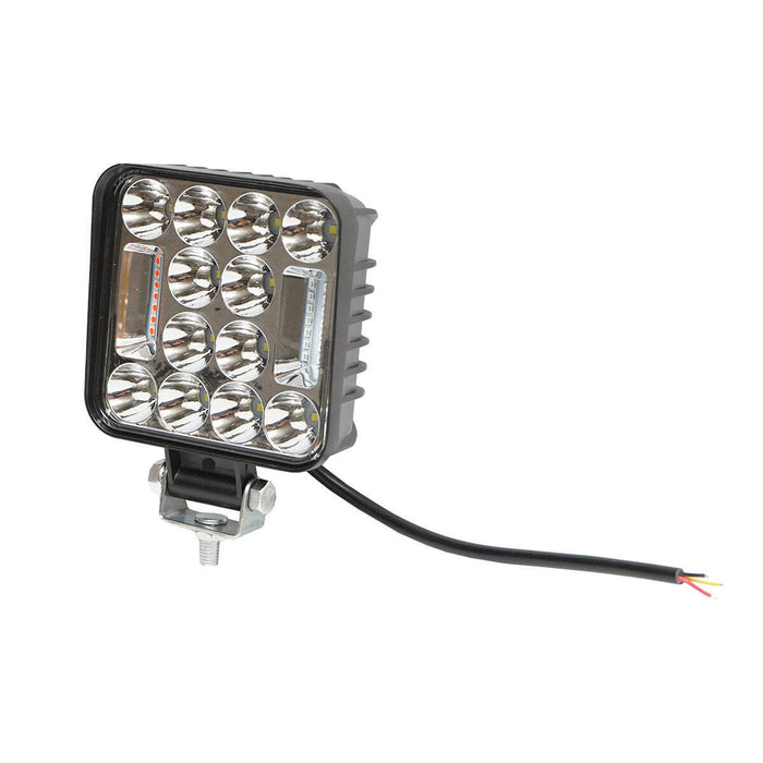 Lampada proiettore combinata con 26 LED, 9-80V, 6500K, 103x48x103mm, IP67, Breckner Germany