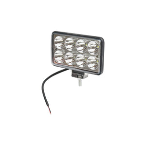 Lampada con 8 LED, 10-30V, 24W, 152x90x65mm, angolo di radiazione 30°, tipo spot, Breckner Germany.