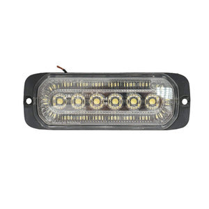 Lampada laterale  LED, 12V-24V, bianca intermittente, 132x46 mm, Breckner Germany.