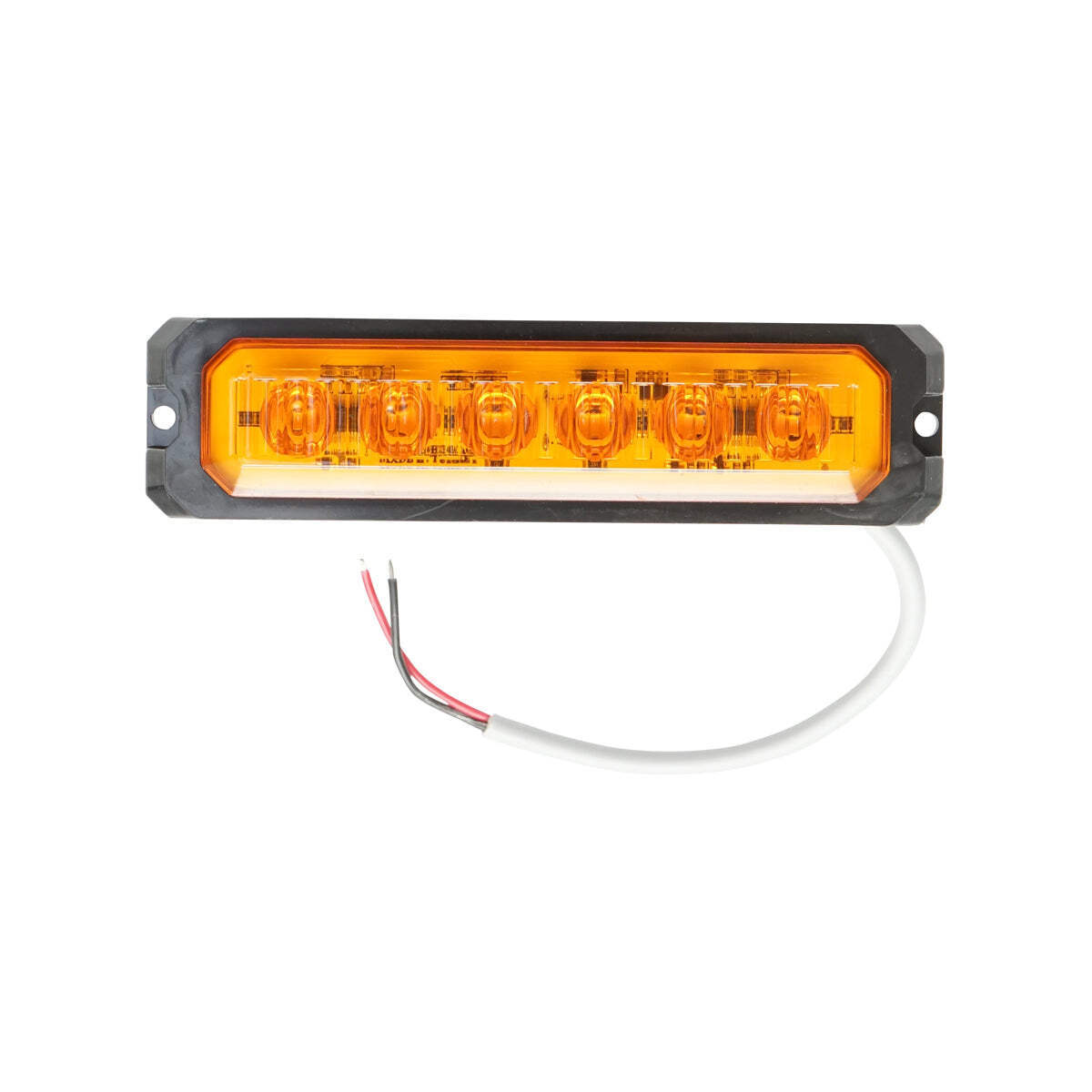 Lampada LED laterale  gialla, 12V-24V, FR0404, Breckner Germany.
