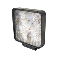 Lampada quadrata con 5 LED, 10-30V, 15W, angolo di radiazione 60°