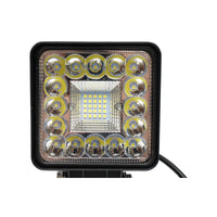 Proiettore quadrato con LED e SMD, 198W, 12V/24V, 10-30V, Breckner Germany