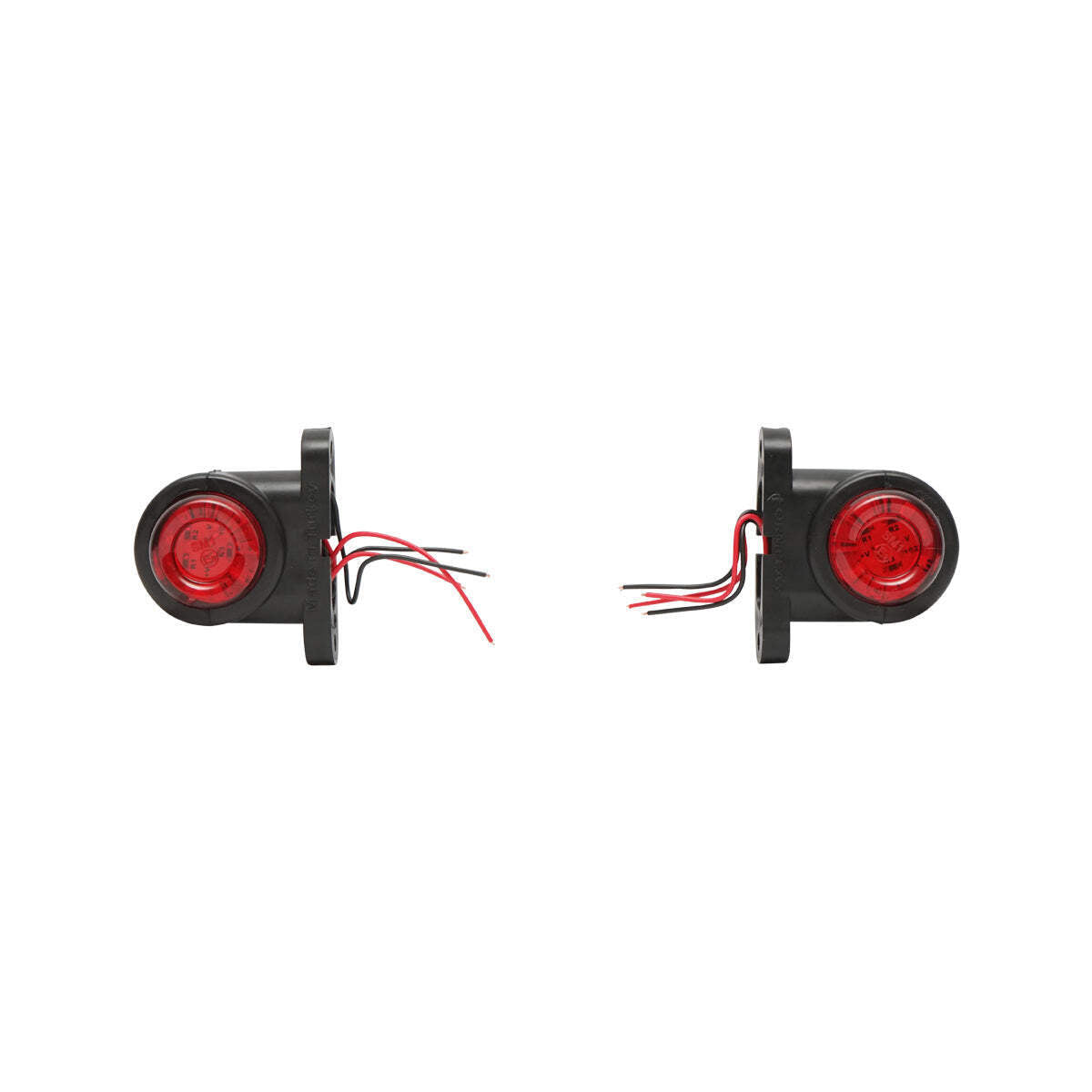 Lampada laterale  con LED, 12-24V, rosso-bianco, FR0102 Breckner Germany