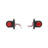 Lampada laterale  con LED, 12-24V, rosso-bianco, FR0102 Breckner Germany