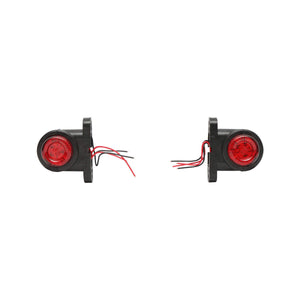 Lampada laterale  con LED, 12-24V, rosso-bianco, FR0102 Breckner Germany