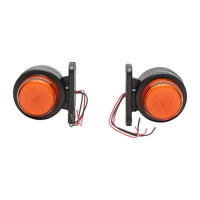 Lampada laterale  con LED, 12-24V, rosso-gialla, Breckner Germany