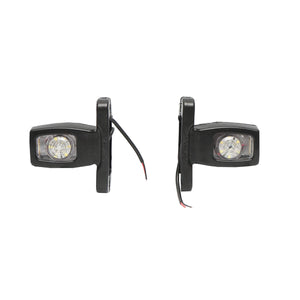 Set di lampade laterali  con LED, 12-24V, rosso-bianco-giallo, Breckner Germany