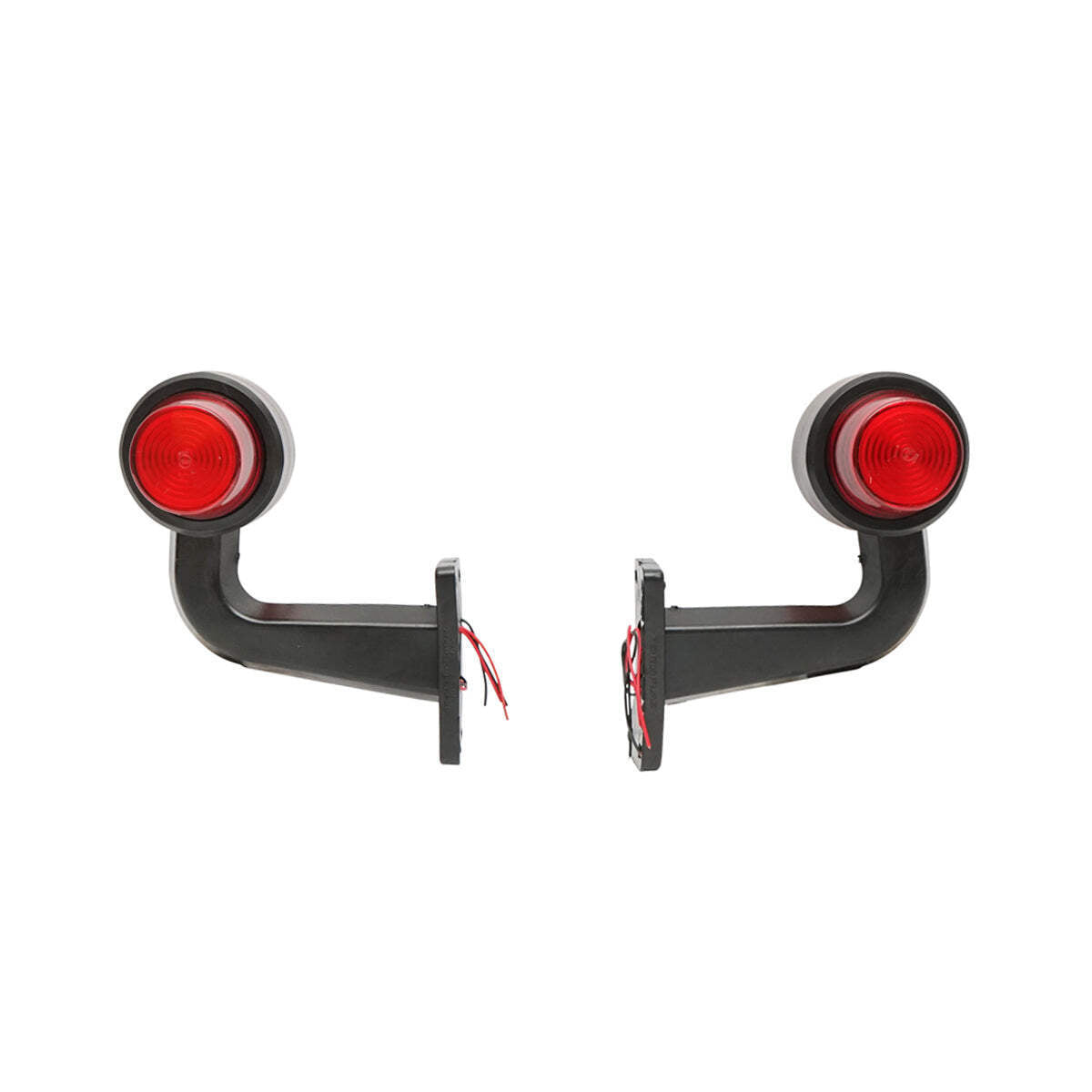 Set di lampade laterali  con LED-neon, 12-24V, rosso-giallo, Breckner Germany, modello FR0148R/Y