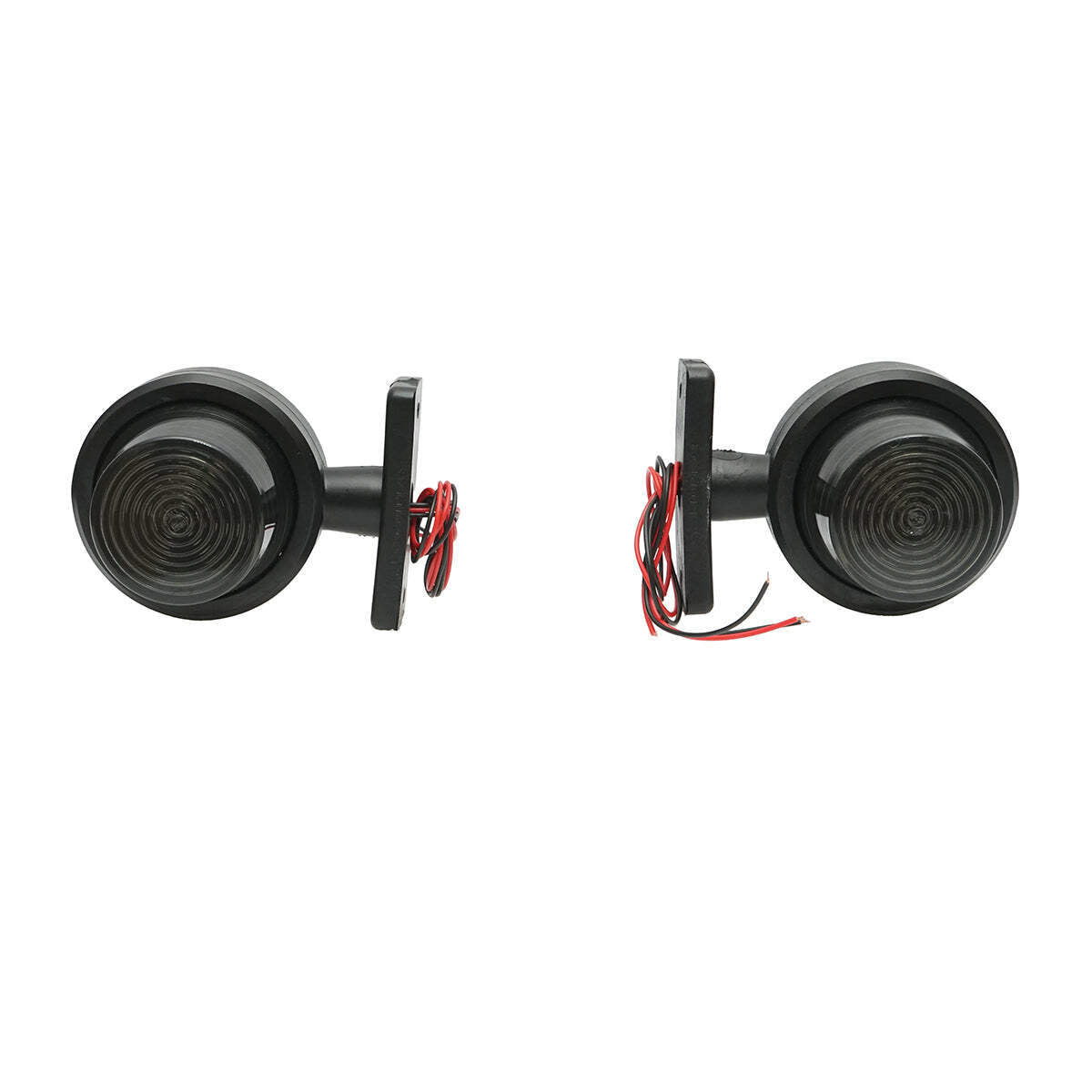 Lampada laterale  con LED fumurio, 12-24V, rosso-bianco, Breckner Germany, modello FR0117