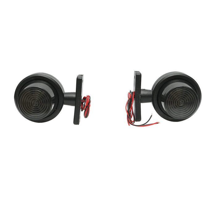 Lampada laterale  con LED fumurio, 12-24V, rosso-bianco, Breckner Germany, modello FR0117