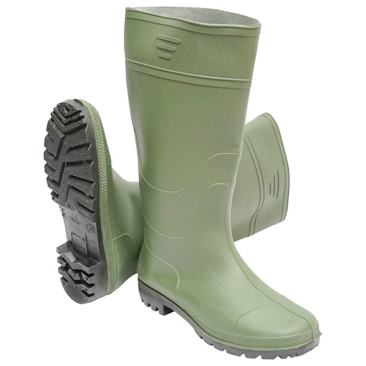 Stivali da lavoro in PVC verde taglia 40 001GB.