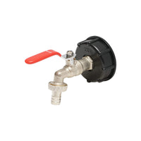 Rubinetto per serbatoio IBC in ottone S60x6x1/2 con filettatura da 60 mm