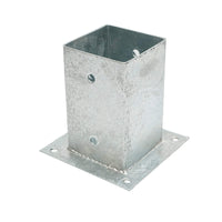 Supporto per palo, montaggio con viti 91x91x150, acciaio zincato, galvanizzato