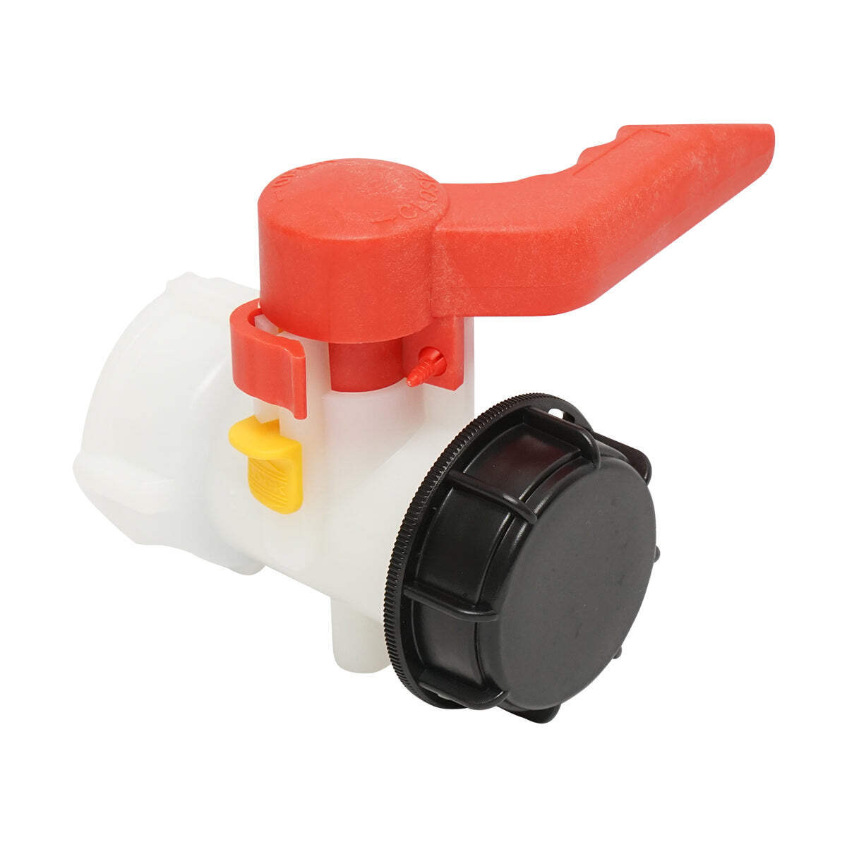 Rubinetto per serbatoio IBC in zinco, adattatore da 2, filetto esterno S60x6, ugello da 0,75, metallo/plastica