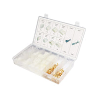 Set di connettori elettrici e isolatori, 240 pezzi.