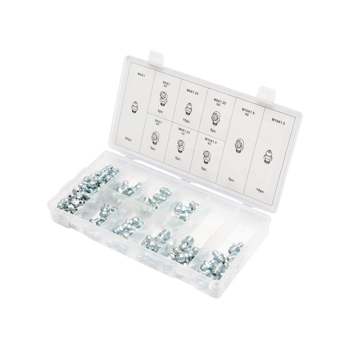 Set di 110 ingrassatori metrici