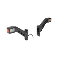 Set di lampade laterali con LED, 12-24V, rosso-bianco-giallo, Breckner Germany, modello FR 0132.