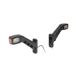 Set di lampade laterali con LED, 12-24V, rosso-bianco-giallo, Breckner Germany, modello FR 0132.