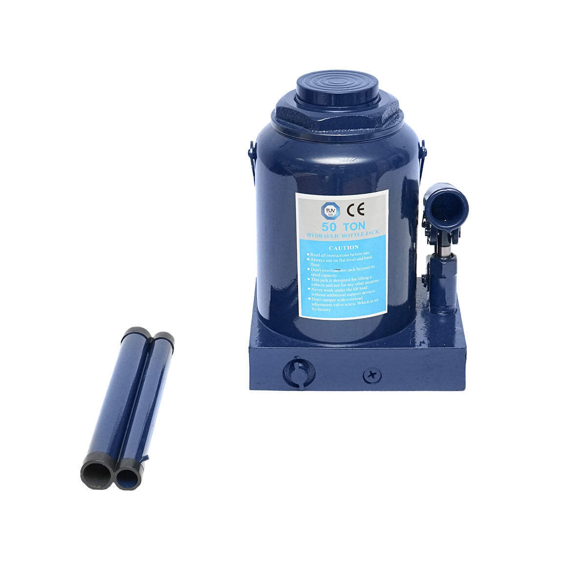 CRIC A BOTTIGLIA IDRAULICO Martinetto idraulico a pistone da 50 tonnellate con valvola