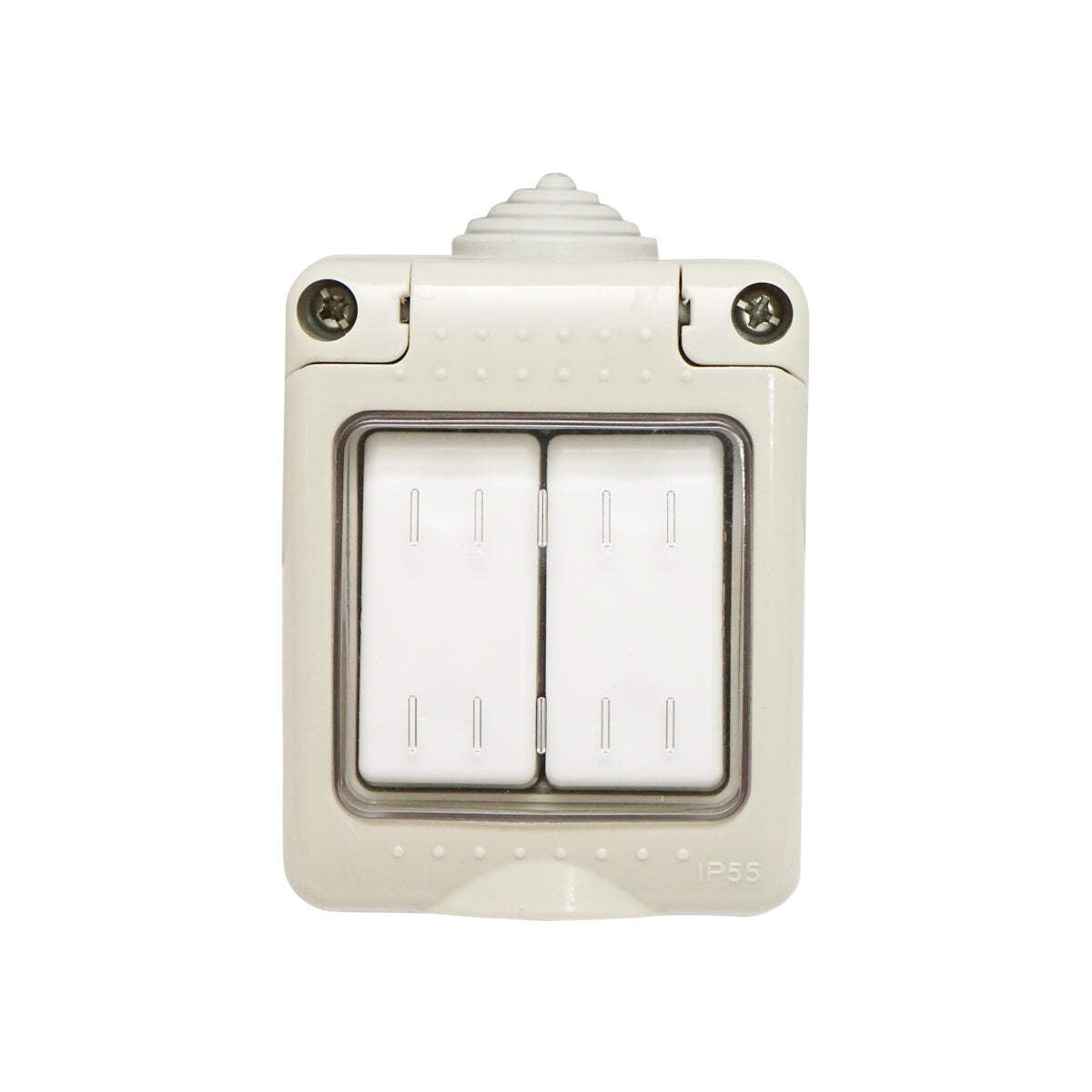 Interruttore doppio PT esterno IP55, 10AX, 250V