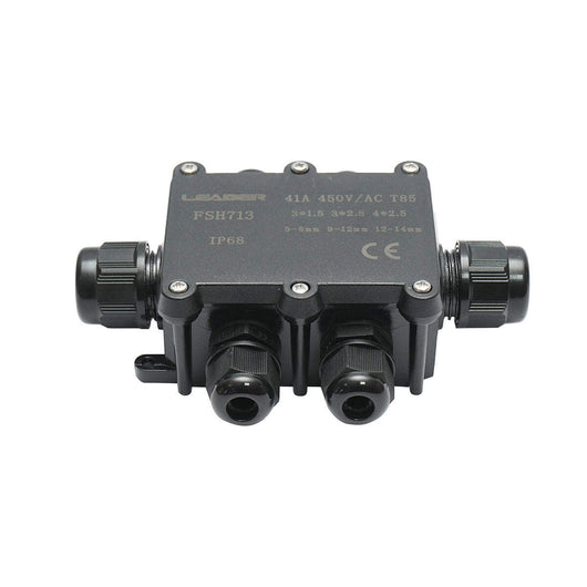 Scatola di derivazione stagna  41A 450V AC, 6 vie 5-14mm IP68 Leader