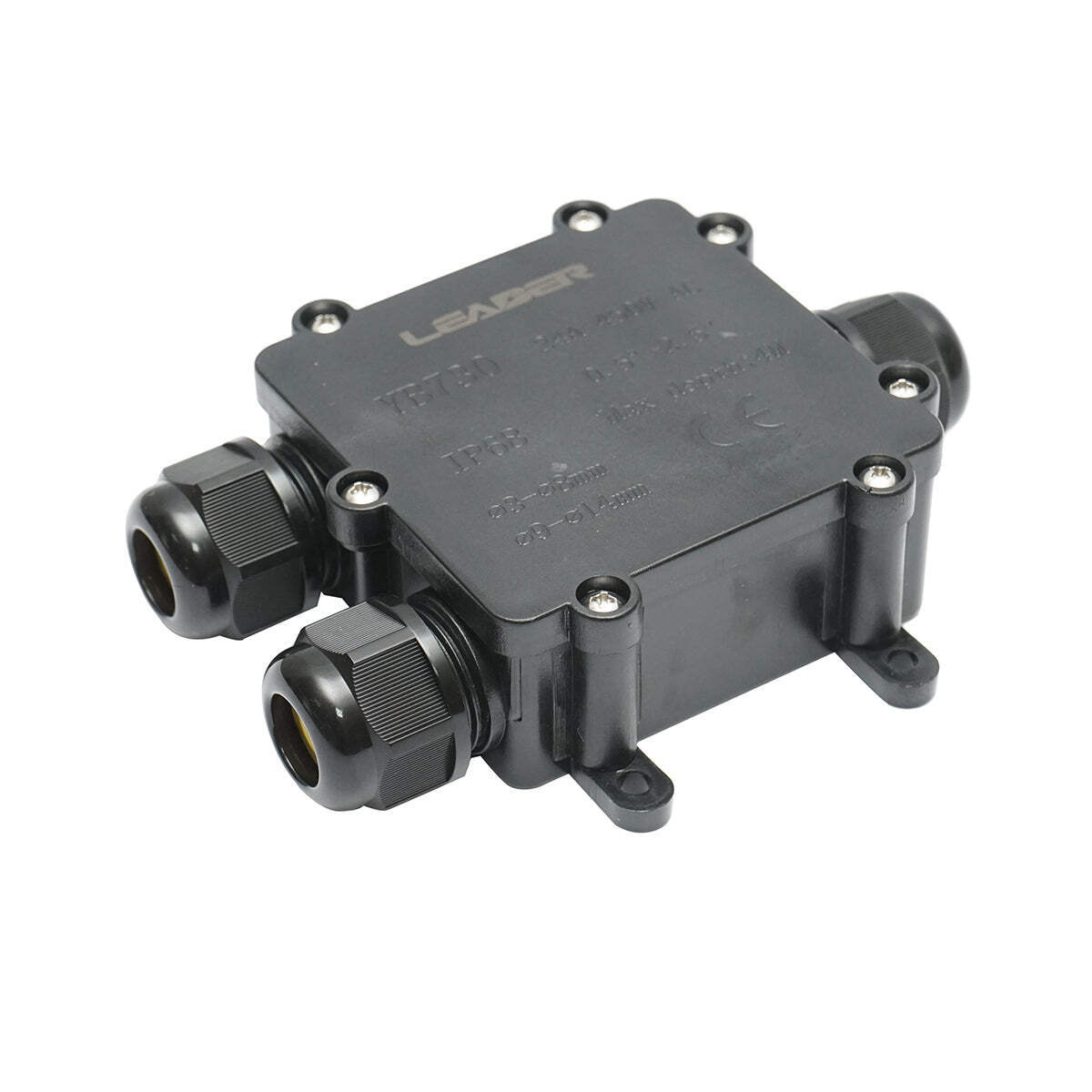 Scatola di derivazione stagna 24A 450V AC, 3 vie 3-14mm IP68 Leader