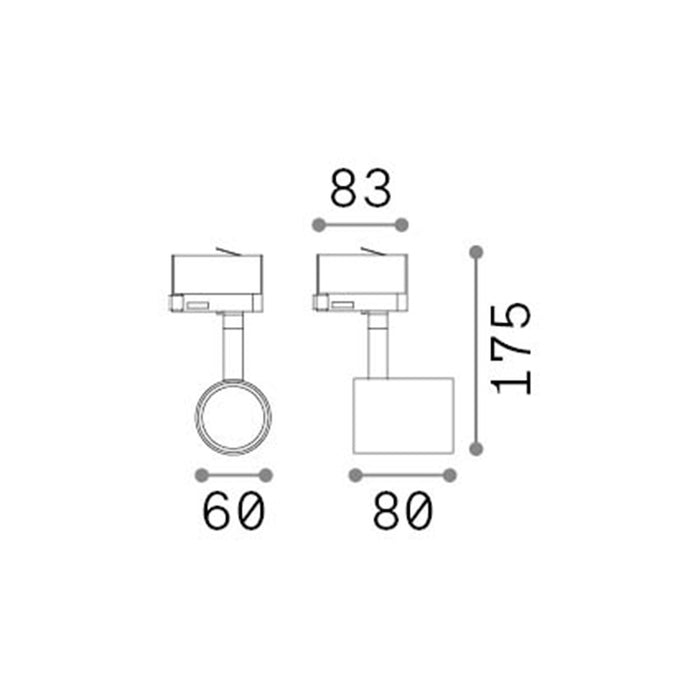 Proiettore Regolabile Spot Metallo Ottone 1 Luce Gu10