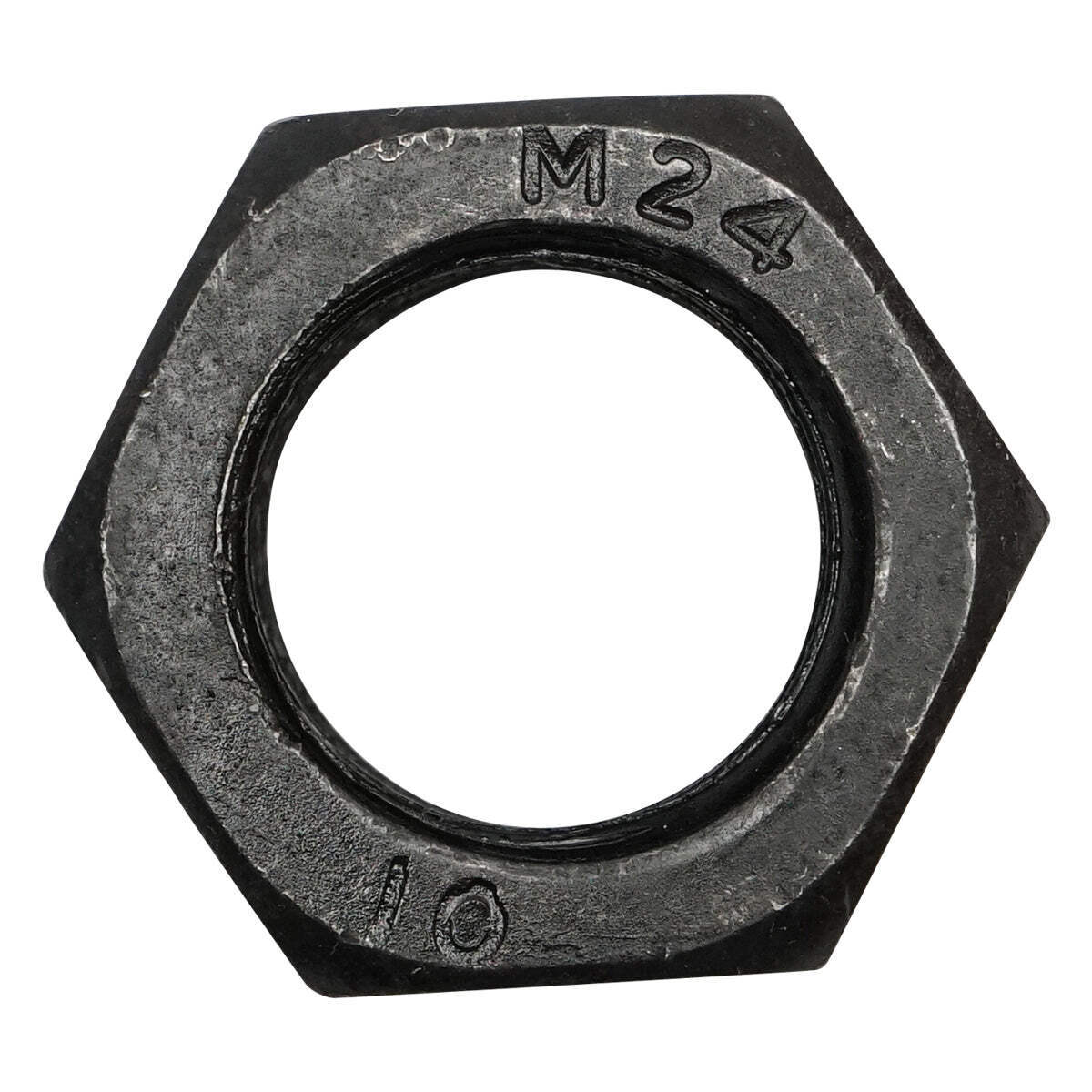 Dado esagonale nero DIN 934 M24x2 G10 25 pz/conf