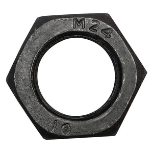 Dado esagonale nero DIN 934 M24x2 G10 25 pz/conf