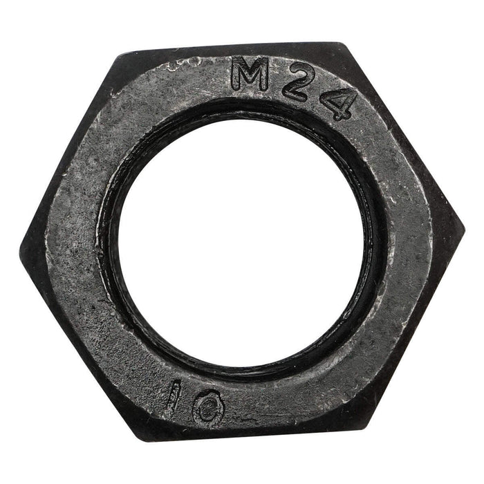 Dado esagonale nero DIN 934 M24x2 G10 25 pz/conf