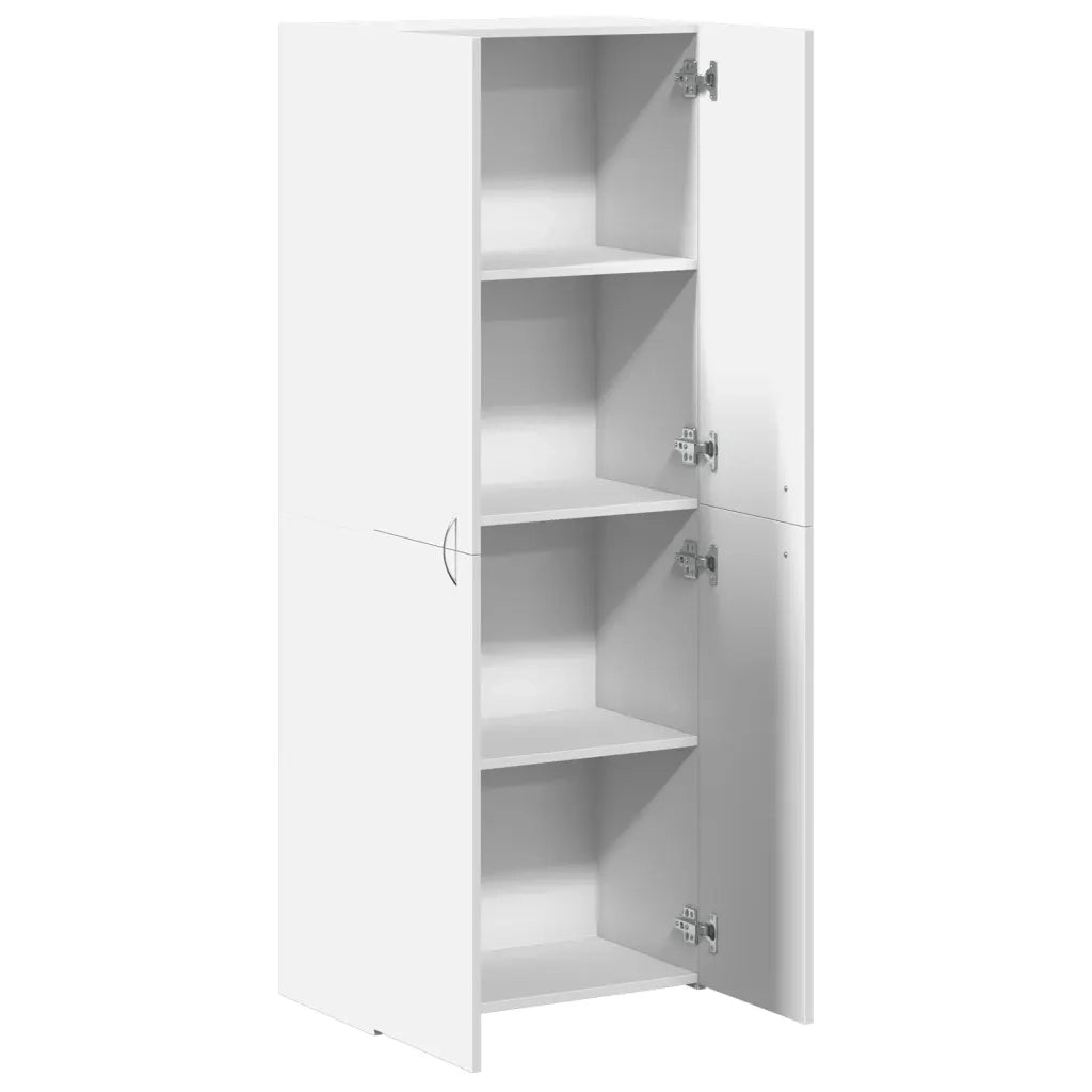 Schedario Bianco 60x32x153 cm in Truciolato CFW1192119