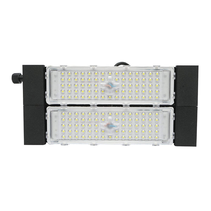 Proiettori LED 100W, 220V, 6500K, IP67 nero 410x380x155mm