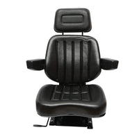 Sedile universale regolabile per trattore con braccioli 765x515 mm