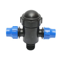 Filtro in plastica a T con rete 20x20mmx1 pollice per sistemi di irrigazione.