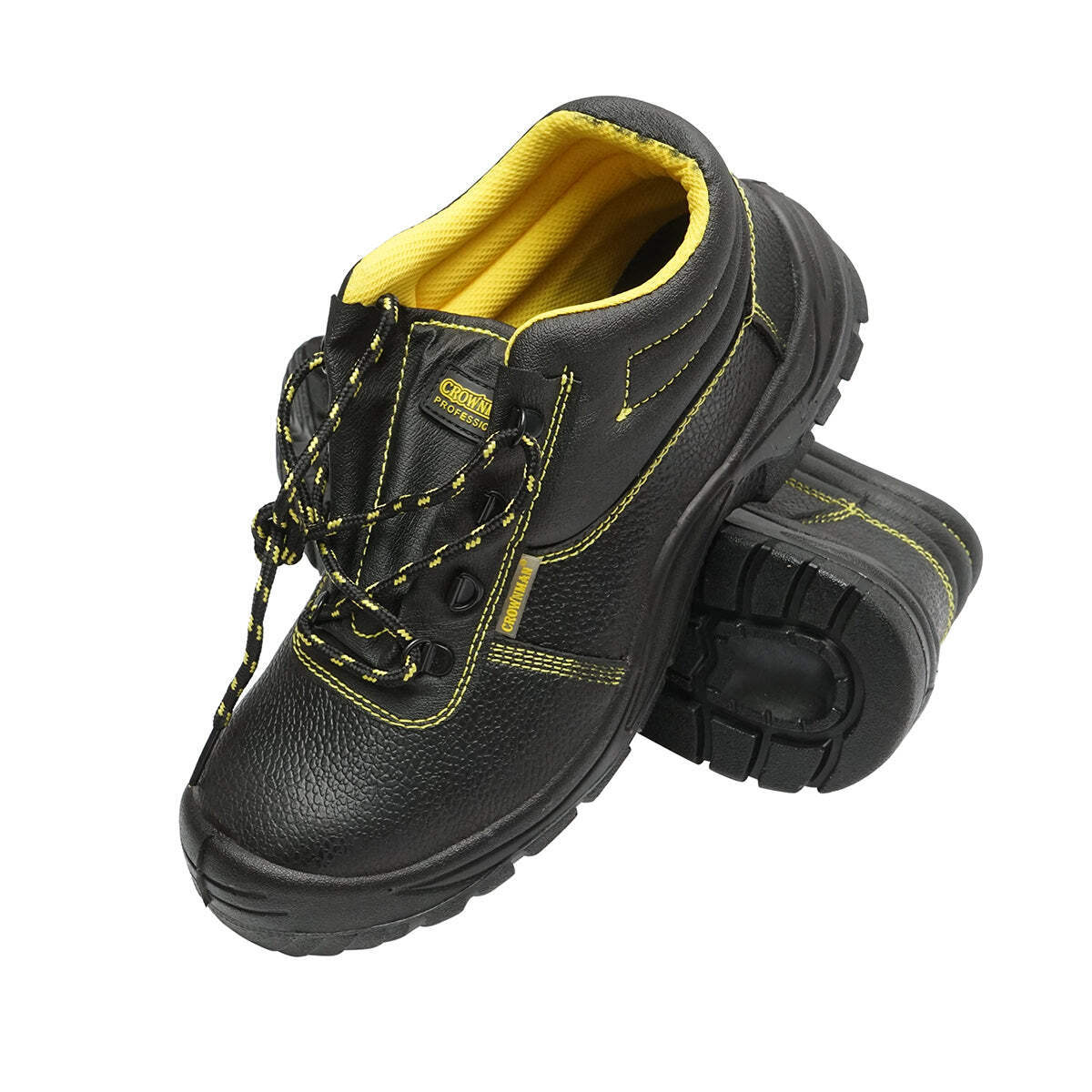 Scarponi di sicurezza con puntale e inserto in acciaio nella suola, taglia 43 Crownman