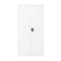 Armadio metallico 1800x900x400mm con 2 ante sicure, 4 ripiani, grigio Breckner Germany