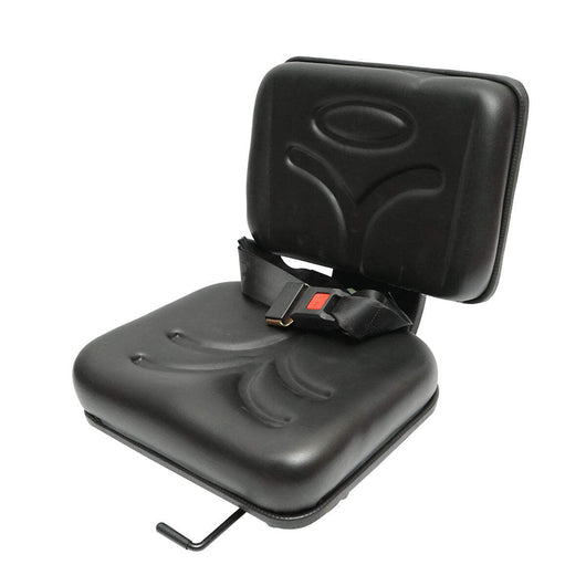 Sedile universale con cintura per macchine agricole o industriali, carrelli elevatori.