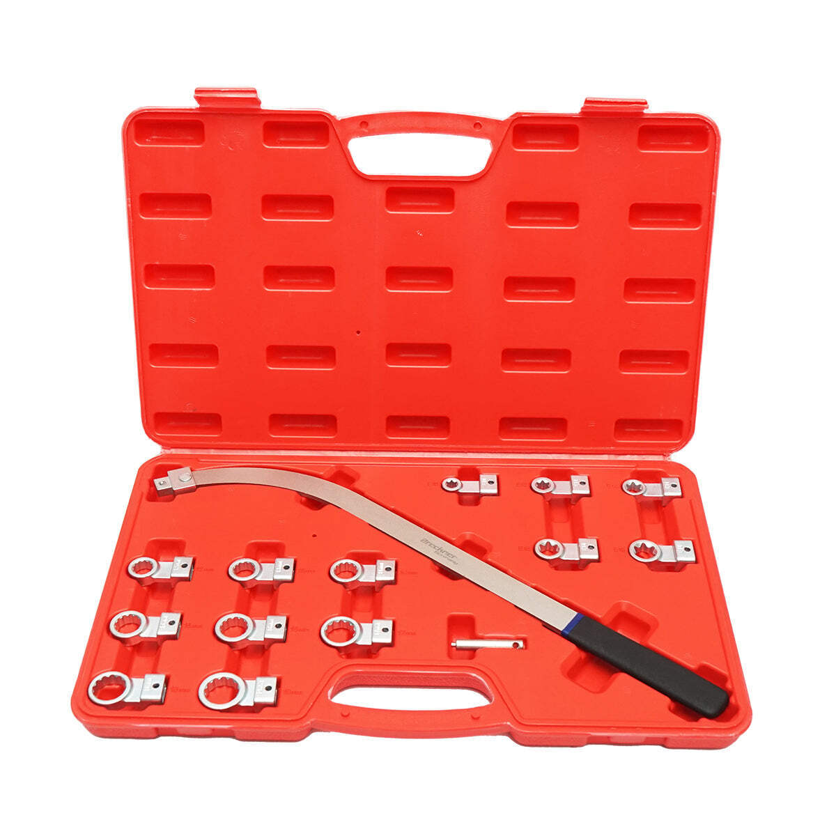 Set di chiavi per tendere rulli tendicinghia e cinghie di distribuzione, 14 pezzi, Breckner Germany