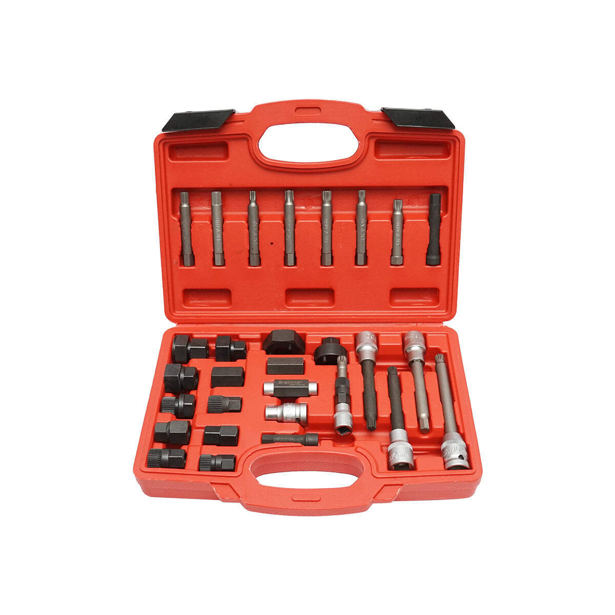 Set di chiavi per montare e smontare la puleggia dell'alternatore, 30 pezzi, Breckner Germany.