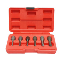 Set estrattore per viti rotte o danneggiate, 3/8, 6 pezzi, Breckner Germany.