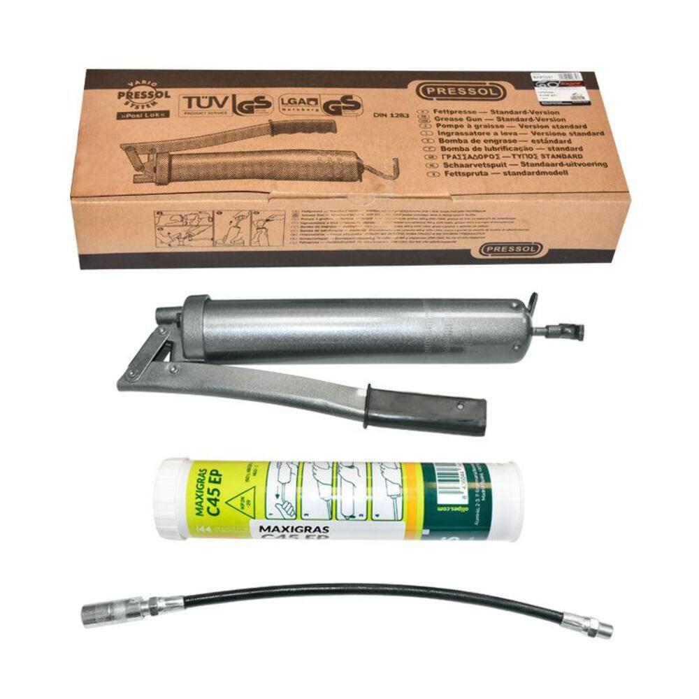 Ingrassatore Manuale Pistola per Grasso, Set Pistola e Cartuccia, Grasso Universale