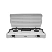 Fornello a gas, piano cottura con due bruciatori SG-6002 Starlux Fornello a gas 2 Fuochi Campeggio Camper